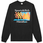 Sporty & Rich Long Sleeve Marathon Tee