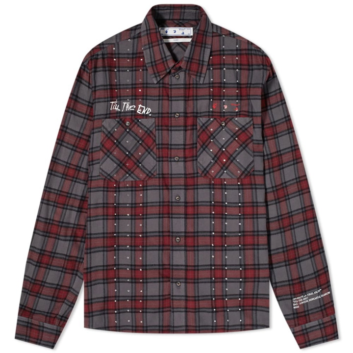 Photo: END. x Off-White  Arrows Flannel Shirt