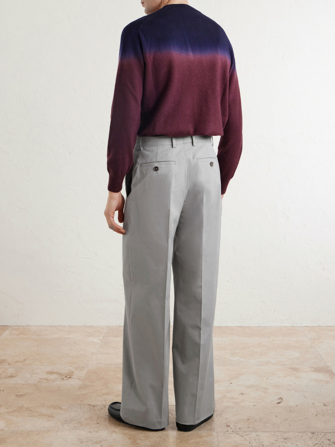 Jil Sander - Straight-Leg Cotton Trousers - Gray