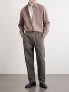 A Kind Of Guise - Banasa Straight-Leg Cotton-Blend Trousers - Brown