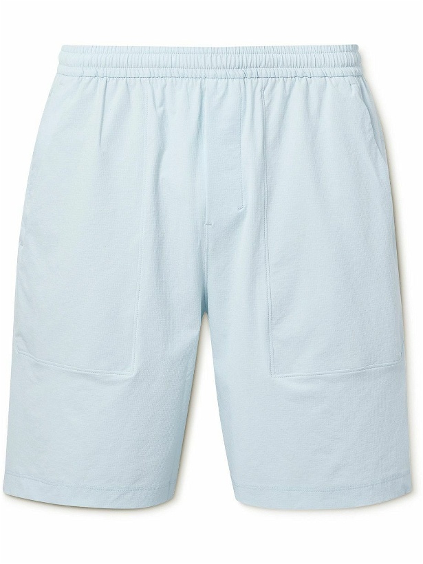 Photo: Lululemon - Bowline 8&quot; Straight-Leg Stretch Recycled-Ripstop Shorts - Blue