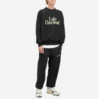 Late Checkout Men's LC Logo Crew Sweat in Black