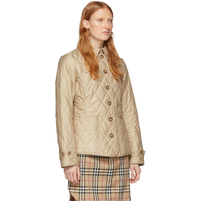 Fernhill quilted cheap coat burberry