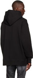 Dsquared2 Black Cotton Hoodie