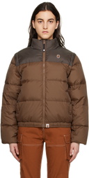 BAPE Brown Detachable Down Jacket