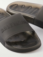 Balenciaga - Logo-Embossed Rubber Slides - Black