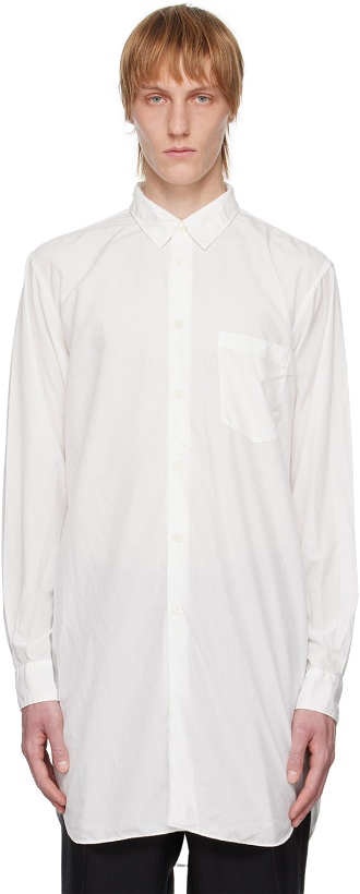 Photo: Comme des Garçons Homme Plus White Buttoned Shirt