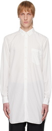 Comme des Garçons Homme Plus White Buttoned Shirt