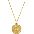 Dear Letterman SSENSE Exclusive Gold Kaad Pendant Necklace