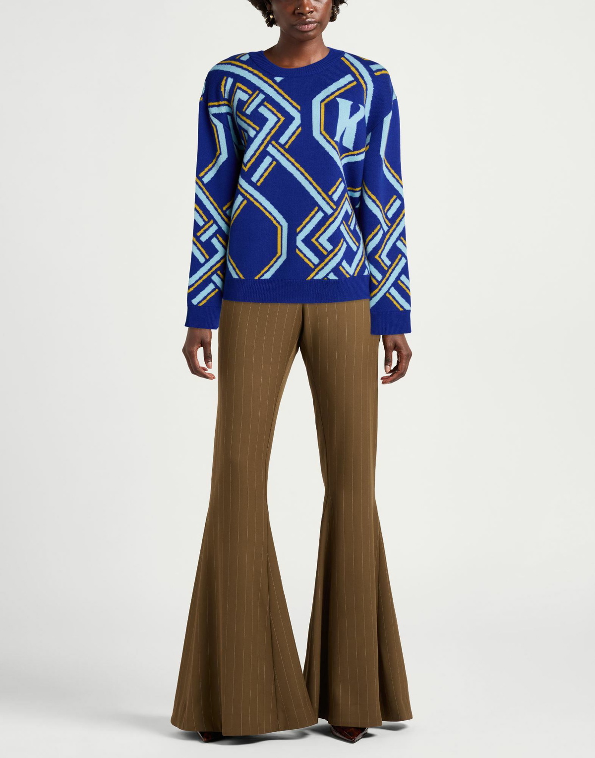 Koché Womens Sweater Bright in Blue