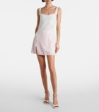 Clio Peppiatt Seashell embellished minidress