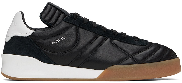 Photo: Courrèges Black Club02 Leather Sneakers