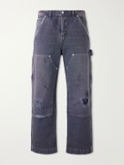 Enfants Riches Déprimés - Straight-Leg Distressed Jeans - Purple