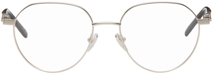 Photo: Balenciaga Silver Round Glasses