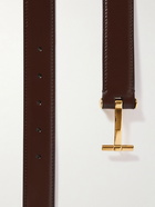 TOM FORD - 3cm Leather Belt - Brown