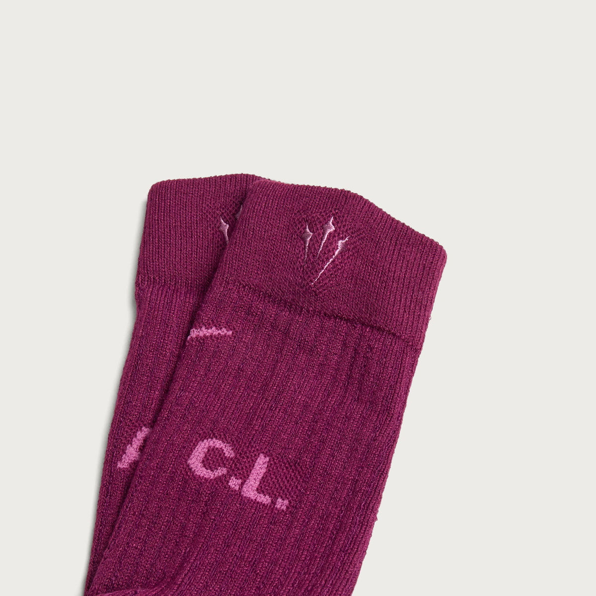 Nike Men's x Nocta Cardinal Stock 3 Pack Socks in Maroon