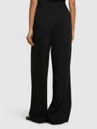 TOTEME Fluid Viscose & Linen Wide Pants