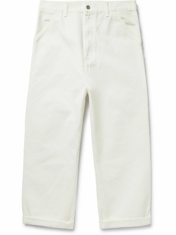 Photo: Carhartt WIP - Toogood Sculptor Wide-Leg Organic Cotton-Canvas Trousers - Neutrals