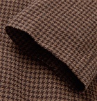 Balenciaga - Houndstooth Virgin Wool Coat - Brown