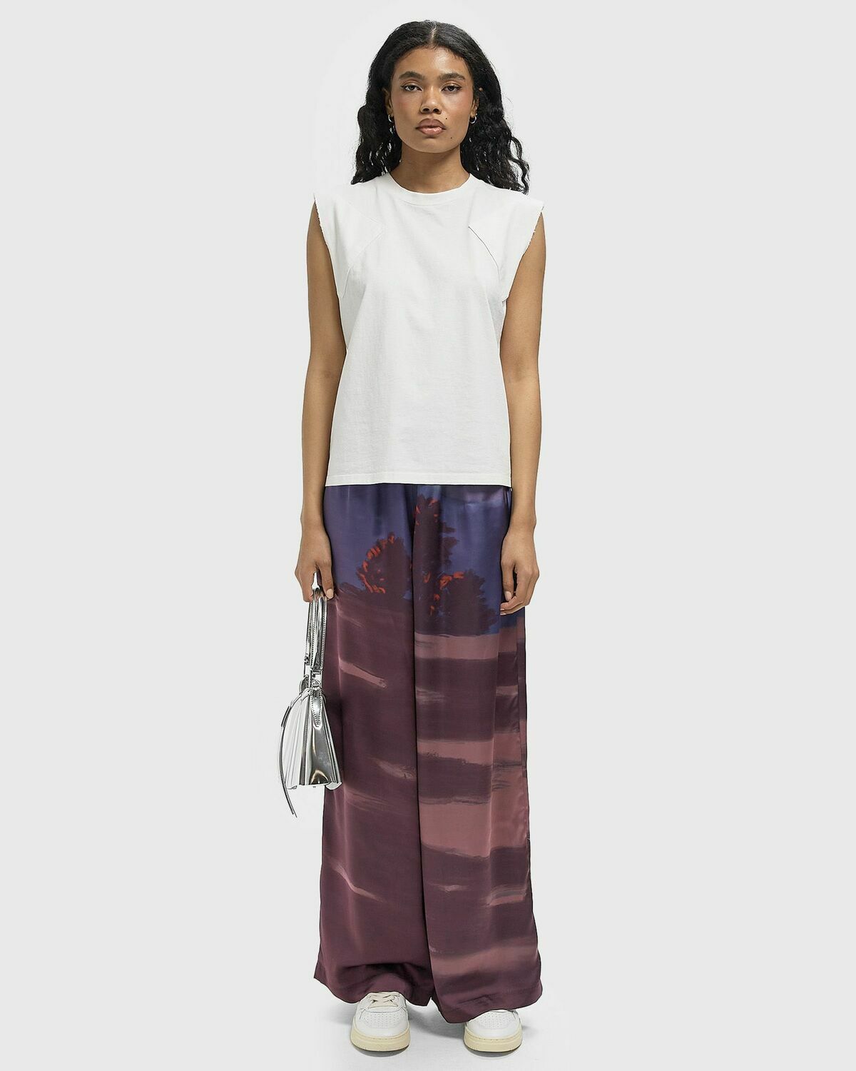 Maison Margiela MM6 TANK TOP White Womens Tops & Tank