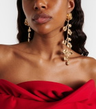 Magda Butrym Floral gold-plated drop earrings