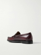 G.H. BASS - Easy Weejuns Larson Glossed-Leather Penny Loafers - Burgundy
