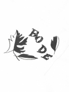 BODE - Beaded Leaf Embellished Printed Cotton-Jersey T-Shirt - White