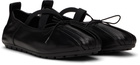 Simone Rocha Black Grip Ballerina Flats