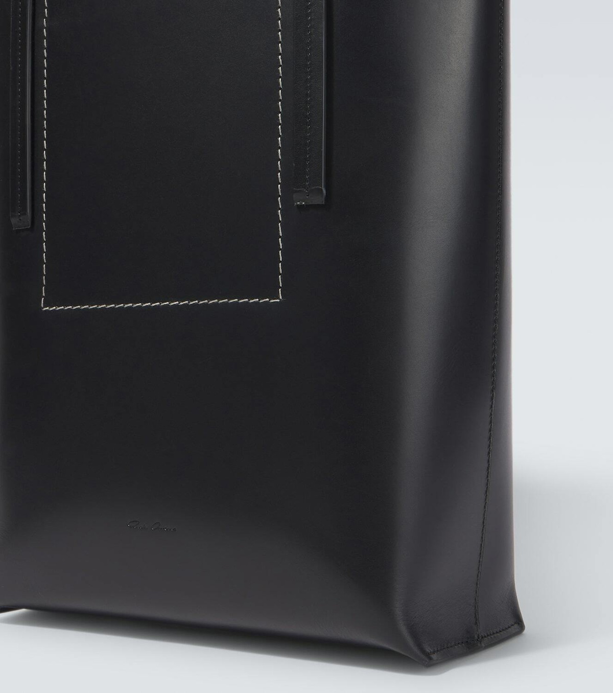 Rick Owens Medium leather tote bag