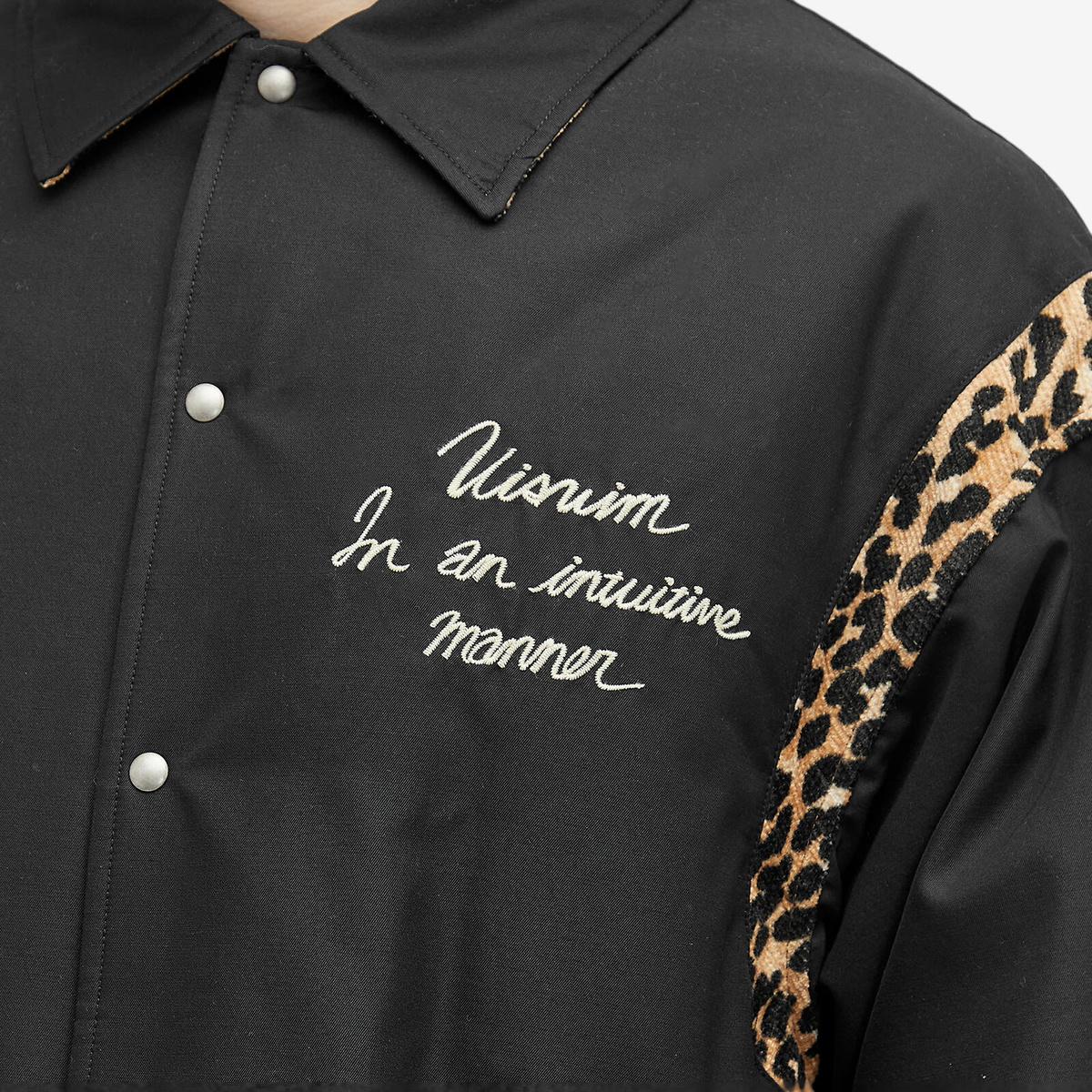 Visvim Men's Coach Jacket in Black Visvim