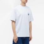 Magenta Men's Whale Plant T-Shirt in Ash