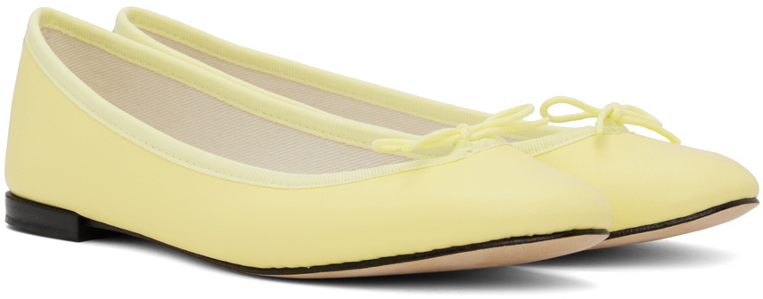 repetto レペット　バレエシューズ　イエロー repettoレペット エナメル バレエシューズ クリームイエロー