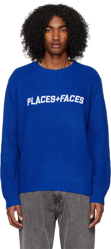 Photo: PLACES+FACES Blue Heavy Sweater