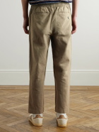 Folk - Drawcord Assembly Straight-Leg Linen and Cotton-Blend Canvas Trousers - Neutrals
