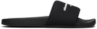 Alexander Wang Black AW Pool Slides