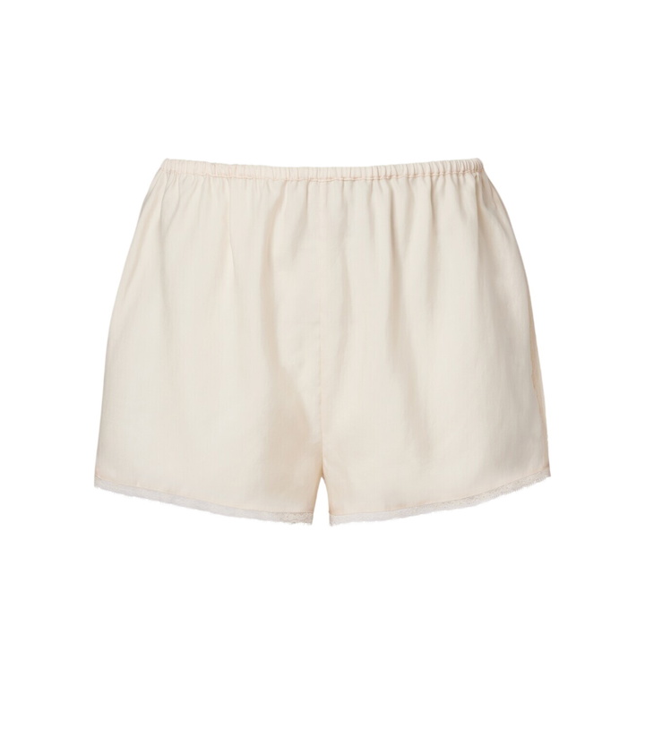 Photo: Posse Perla lace-trimmed shorts