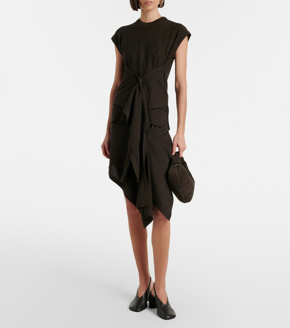 Lemaire Wool-blend knitted top