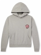 Cherry Los Angeles - Logo-Embroidered Cotton-Jersey Hoodie - Gray