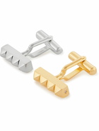 Jam Homemade - Silver and Gold-Plated Diamond Cufflinks