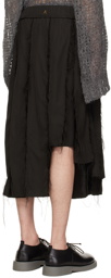 AIREI SSENSE Exclusive Black Midi Skirt