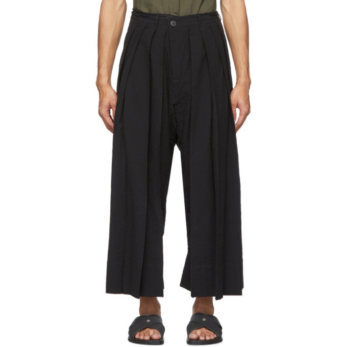 Photo: Jan-Jan Van Essche Black Seersucker 56 Trousers