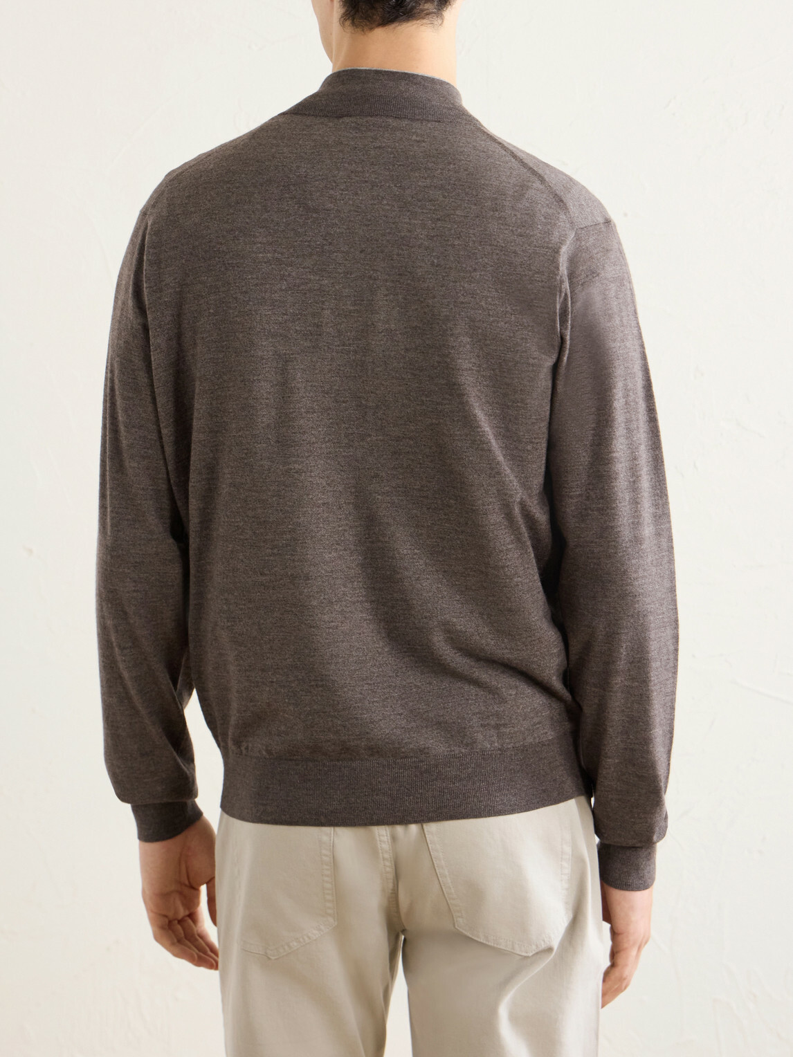 Peter Millar - Excursionist Merino Wool-Blend Half-Zip Sweater - Brown