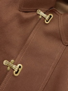 LOEWE - Logo-Appliquéd Cotton-Twill Jacket - Brown