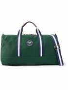 Polo Ralph Lauren - Wimbledon Leather-Trimmed Logo-Detailed Canvas Duffle Bag