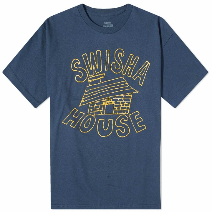 Photo: Pleasures Men's Swishahouse Trademark T-Shirt in Harbor Blue