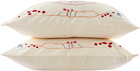 Bode Off-White Garden Party Pillowcase Set
