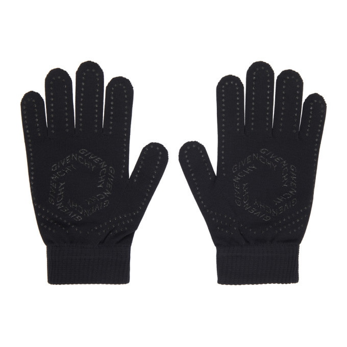 Givenchy Black Logo Gloves Givenchy
