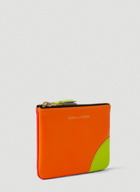 Super Fluo Zip Wallet in Orange