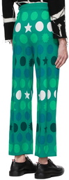 Charles Jeffrey Loverboy Green Graphic Runes Lounge Pants