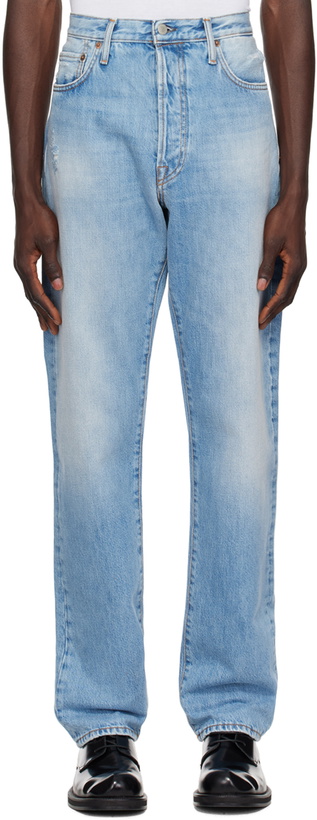 Photo: Acne Studios Blue Regular Fit 1996 Jeans